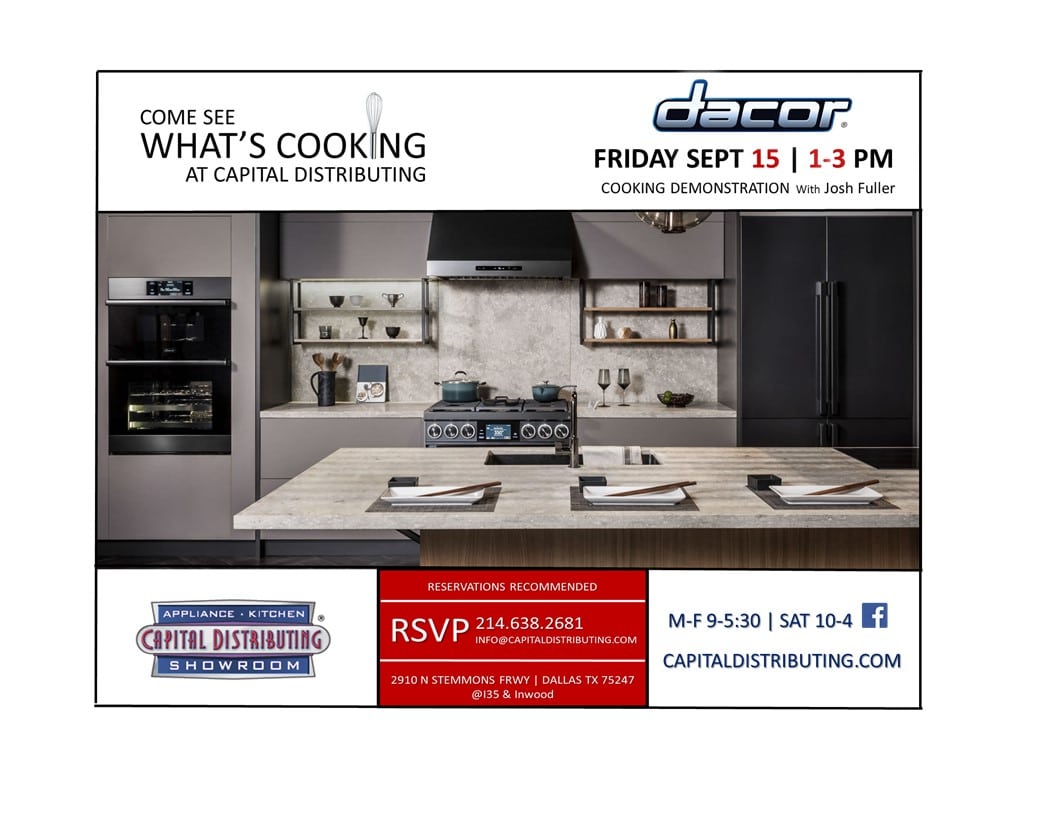 Bosch Kitchen Appliances Dallas - Capital Distributing